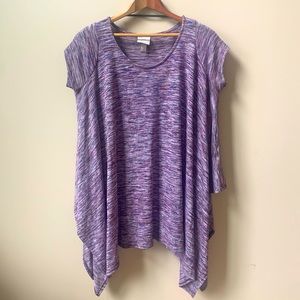 Knox Rose small handkerchief hem flowy top